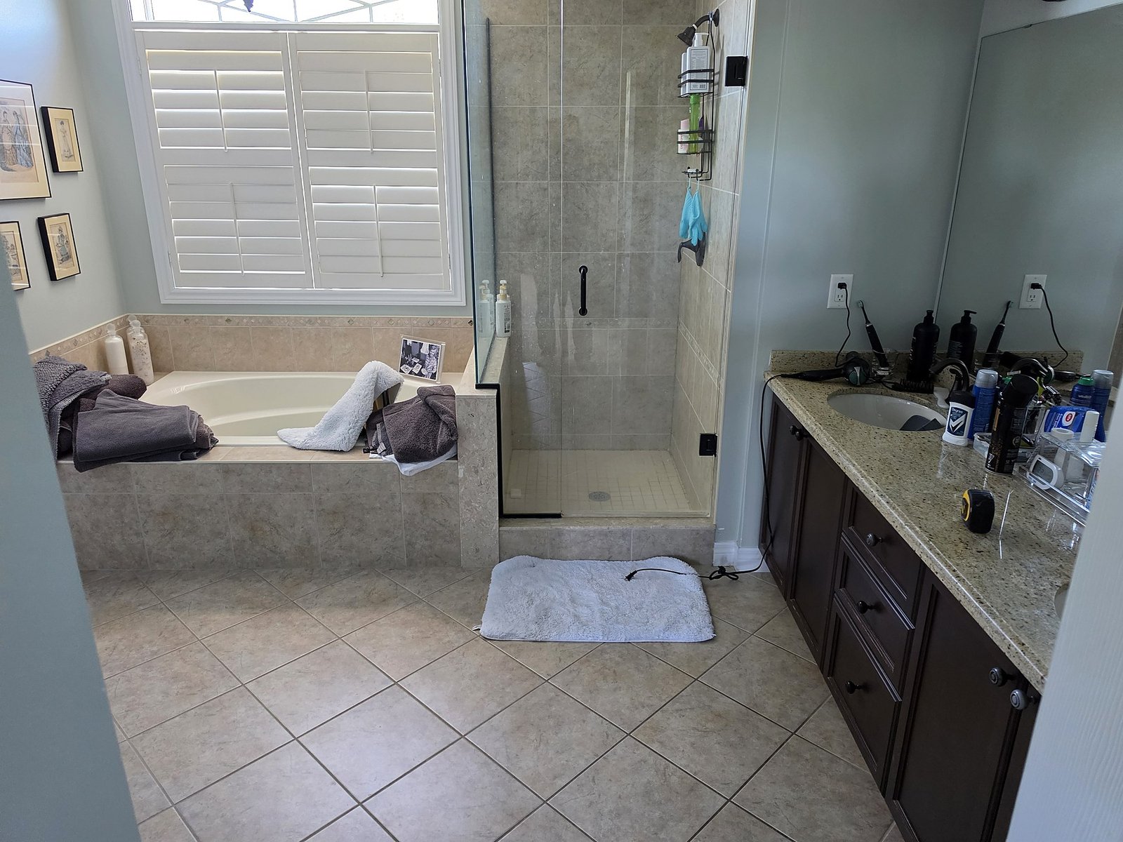 Finished bathroom renovation